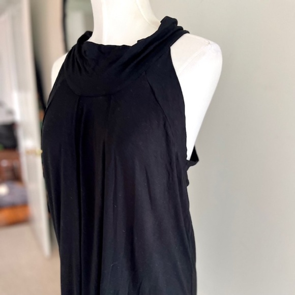 Theory Black Halter Style Sleeveless Shirt - Picture 2 of 5